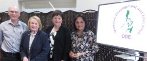 Newest members Tony and Evelyn Cape with proposer Freda Irving